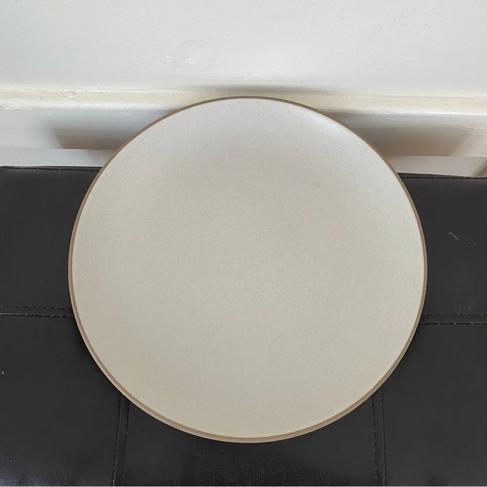 $58 New Heath Ceramics Sand Color Coupe Dinner Plate 11'' Diameter 0720-7